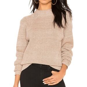 Free People Too Good Pullover Sweater Size Small Tan Neutral Long Sleeve Knit